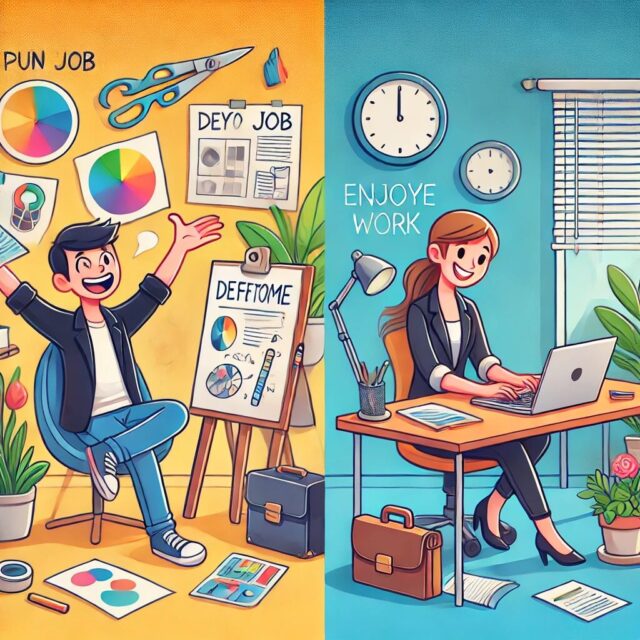 「楽しい仕事をする」と「楽しく仕事をする」の違いを心理学で読み解く：仕事満足度の本質とは